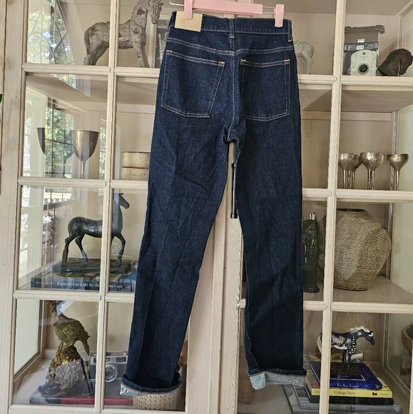 Everlane The Way High Slim Jean Pure Blue 25R - Picture 9 of 13